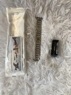 【新品未使用‼️‼️‼️】Apple Watch用シルバーブレスレットバンド　46mm