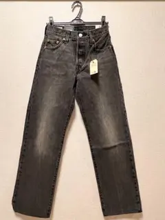 Levi's 501 ダークグレー ストレートデニム