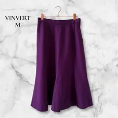VINVERT パープル フレアスカート M