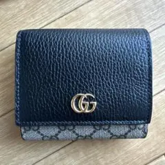 GUCCI 二つ折り財布 ブラック グッチ