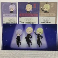 ツイステ ポムフィオーレ チケットホルダー&特典ステッカーセット