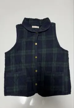Studio Clip チェック柄ノースリーブベスト