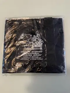 スヌーピー　レジかごバッグ ブラック