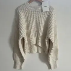 VIS ショート丈　ローゲージ　ざっくり　ニット