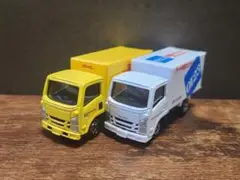 プチプチ梱包！　トミカ　DHL　いすゞエルフ　絶版　DHL　トラック