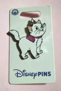 マリー　ディズニー　ピンバッジ　おしゃれキャット　リボン