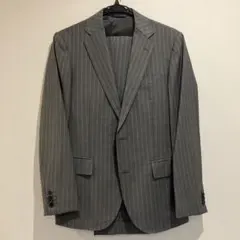 NEWYORKER グレー ストライプ ビジネススーツ サイズ44