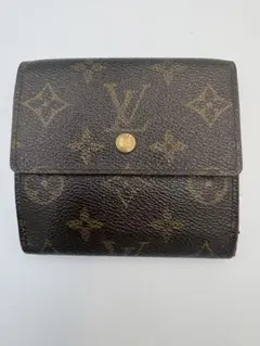 ルイヴィトン モノグラム 三つ折り財布 ヴィンテージ 本革 正規品