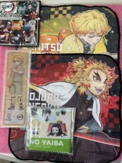鬼滅の刃　ミニタオル2枚、クロス、しおり　4点セット