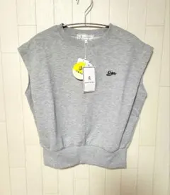 【新品】Coca-Cola汗染み加工・ラメ入りミニ裏毛フレンチスリーブTシャツMのサムネイル