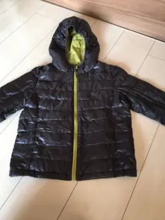 ★UNIQLO★ユニクロ   120センチジャンバー 黒黄緑　フェザーダウン