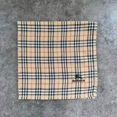 Burberry's チェック柄 ハンカチ　ノバチェック　ベージュ