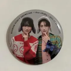ROIROM DEBUT SHOWCASE アクリルスタンド 缶バッジ トレカ ROIROM ランダム缶バッジ DEBUT SHOWCASE - メルカリ