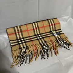 バーバリー マフラー カシミア100% スコットランド製