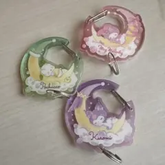 サンリオ　カラビナ　ガチャガチャ　クロミ　マイメロ　ポチャッコ　3種