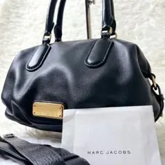 MARC JACOBS 2WAY レザーハンドバッグ ゴールド金具 ショルダー