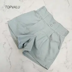 トップバリュ キッズハーフパンツ キュロット 140サイズ ミントグリーン