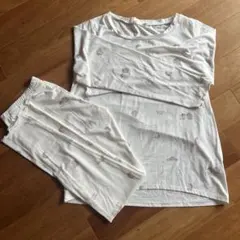 ジェラートピケ　ハリネズミ　ルームウェアセット