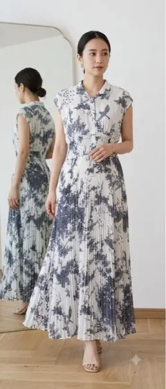 SNIDEL トワルドジュイ柄 ワンピース 2 トワルドジュイ柄 ワンピース ネイビー スナイデル SNIDEL - メルカリ