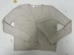 fifth ニットカーディガン　Vネック　ショート丈