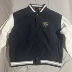 Right-on BACK NUMBER スタジャン ブラック ホワイト