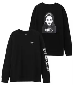 X-girl × YURINO コラボ　ロンT ブラック