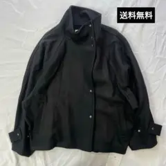 ♪EUCLAID ブラック ウールコート 38サイズ 新品タグ付き