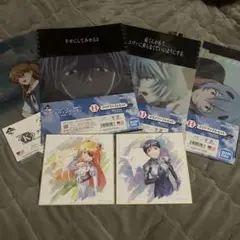 エヴァンゲリオン 一番くじ　色紙 クリアファイル ステッカー　まとめ売り