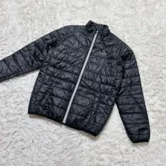 【c6939】kasco ナイロンジャケット キルティング　ブラック