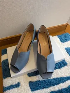オープントゥ ウェッジヒールパンプスのサムネイル