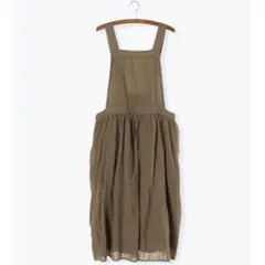 【 新品 】SamansaMos2 オーバーレースエプロンワンピース