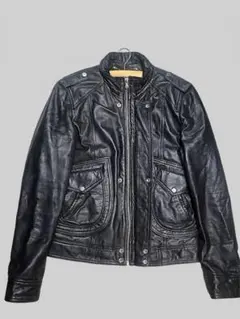 zara メンズ レザージャケット