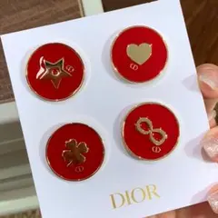 DIOR BEAUTY 顧客限定 非売品 ノベルティ ピンバッジ 4つセット