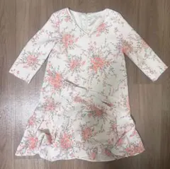 【美品】MERCURYDUO 花柄フレアワンピース