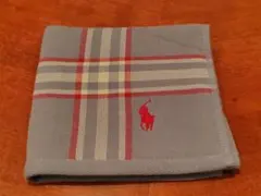 ポロ・ラルフ・ローレン チェック柄ウォッシュタオル