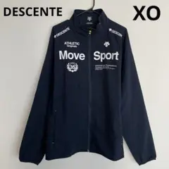 デサント Move Sport ハニカムクロスジャケット 紺 XO 長袖 薄手