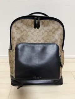 【美品】COACH コーチ グラハム バックパック シグネチャー リュック A4