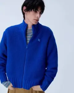 ADER ERRORジップアップニットセーター Significant