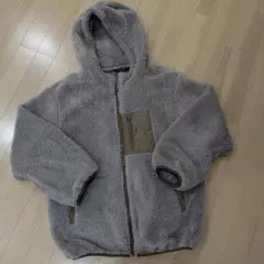 しまむら*フード付きベージュボアジャケット Lサイズ