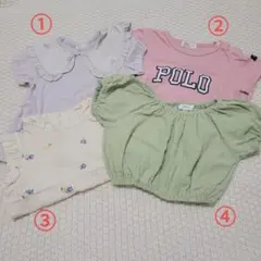 90cmまとめ売り 女の子 夏服 バースデイ 韓国子供服 保育園着 遊び着