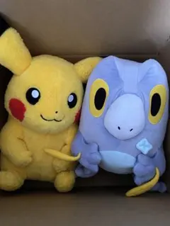 ボアぬいぐるみピカチュウ　もっちりっちぬいぐるみセビエ　ピカピカボックス2026