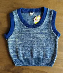 値下げしました。昭和レトロ 子供用 ニット ベスト