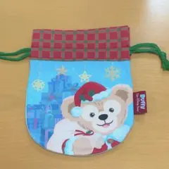 ダッフィ　巾着袋　クリスマス　ディズニー