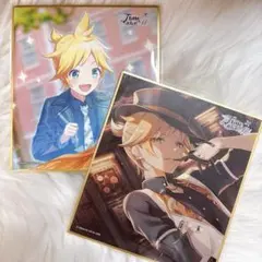 【匿名配送】 鏡音レン プロセカ ミニ色紙 54B 特訓前後 1枚ずつ