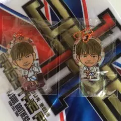 三代目JSB NAOTO クリアチャーム2点セット。244。