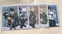 進撃の巨人 サンリオ リヴァイ 特典　ブロマイド