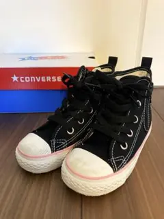 コンバース☆可愛らしい紐付きスニーカー☆靴☆限定☆さくら☆16