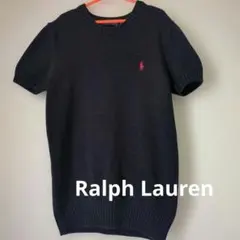 Polo Ralph Lauren サマーニット 半袖　ネイビーM