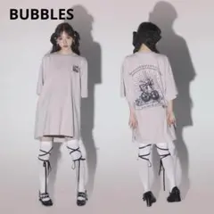 bubbles バブルスTシャツ ピンク チェリー cherry ワンピース　姫のサムネイル