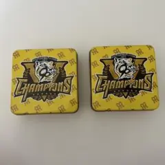 2点セット　阪神タイガース チャンピオンズ缶 モロゾフ　未開封品